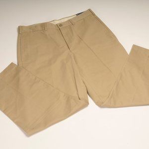 Lands End, Men's, Plain Front Chino, Traditional Fit, Size 34 {NWT}